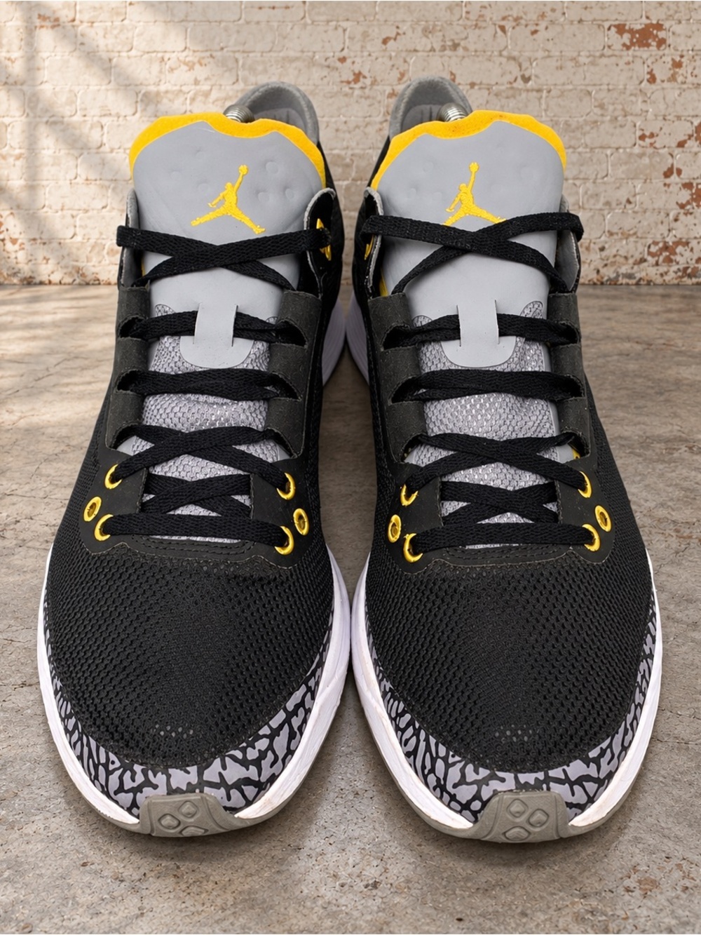 Jordan 88 Racer “Black Varsity Maize”, style AV1200-007, men’s US 10 / EU 44